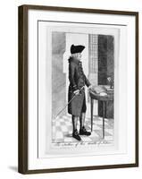 Portrait of Adam Smith (1723-179) (The Author of the Wealth of Nation), 1790-John Kay-Framed Giclee Print