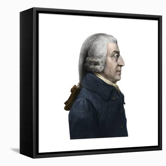 Portrait of Adam Smith (1723 -1790) Scottish Philosopher and Economics Pioneer-Stefano Bianchetti-Framed Stretched Canvas