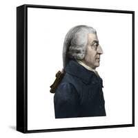 Portrait of Adam Smith (1723 -1790) Scottish Philosopher and Economics Pioneer-Stefano Bianchetti-Framed Stretched Canvas
