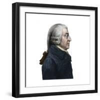 Portrait of Adam Smith (1723 -1790) Scottish Philosopher and Economics Pioneer-Stefano Bianchetti-Framed Giclee Print