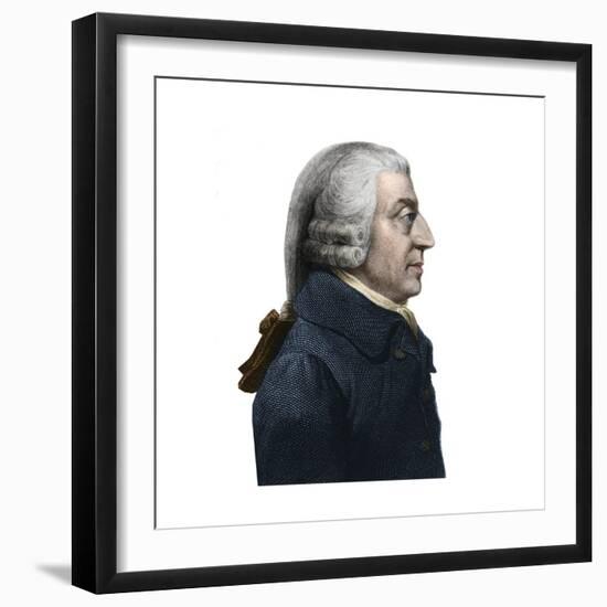 Portrait of Adam Smith (1723 -1790) Scottish Philosopher and Economics Pioneer-Stefano Bianchetti-Framed Giclee Print