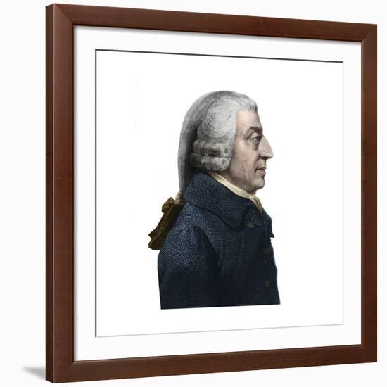 Portrait of Adam Smith (1723 -1790) Scottish Philosopher and Economics Pioneer-Stefano Bianchetti-Framed Giclee Print