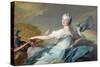 Portrait of Adelaide de France, as the Element Air-Jean-Marc Nattier-Stretched Canvas