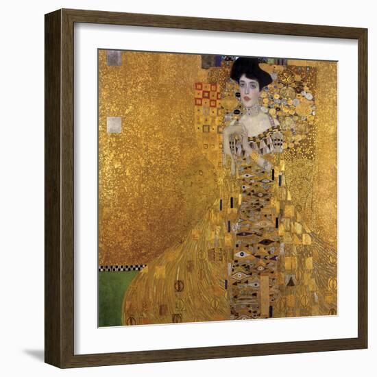 Portrait of Adele Bloch-Bauer I, 1907-Gustav Klimt-Framed Art Print