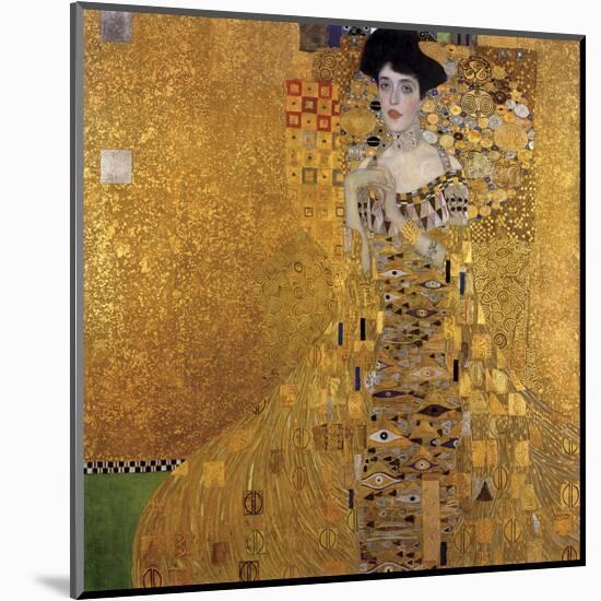 Portrait of Adele Bloch-Bauer I, 1907-Gustav Klimt-Mounted Giclee Print