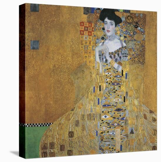 Portrait of Adele Bloch-Bauer I, 1907-Gustav Klimt-Stretched Canvas