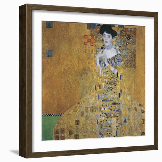 Portrait of Adele Bloch-Bauer I, 1907-Gustav Klimt-Framed Giclee Print