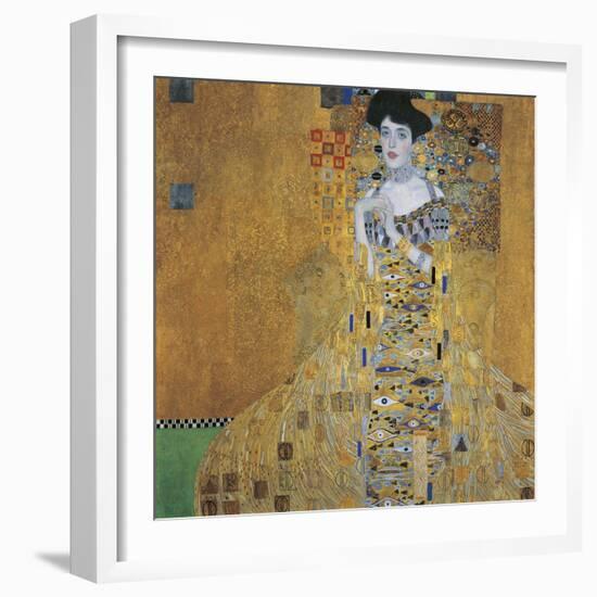 Portrait of Adele Bloch-Bauer I, 1907-Gustav Klimt-Framed Giclee Print