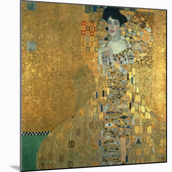 Portrait of Adele Bloch-Bauer I., 1907-Gustav Klimt-Mounted Giclee Print