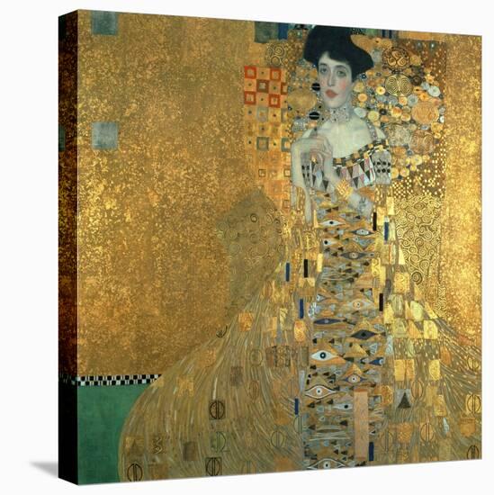 Portrait of Adele Bloch-Bauer I., 1907-Gustav Klimt-Stretched Canvas