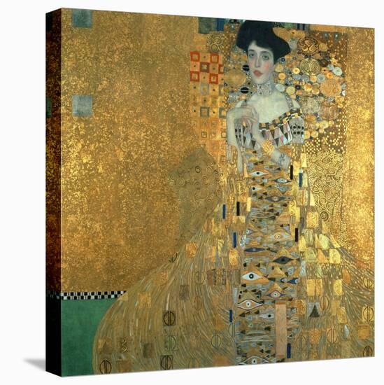 Portrait of Adele Bloch-Bauer I., 1907-Gustav Klimt-Stretched Canvas