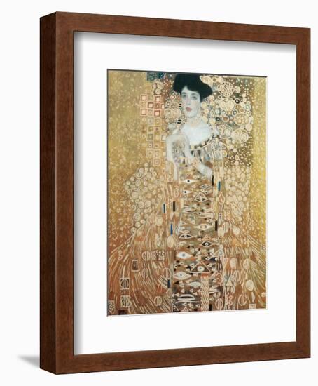 Portrait of Adele Bloch-Bauer-Gustav Klimt-Framed Art Print