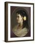 Portrait of Adelina Patti, Head and Shoulders (Female Portrait)-Gustave Doré-Framed Giclee Print