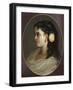 Portrait of Adelina Patti, Head and Shoulders (Female Portrait)-Gustave Doré-Framed Giclee Print