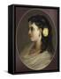 Portrait of Adelina Patti, Head and Shoulders (Female Portrait)-Gustave Doré-Framed Stretched Canvas