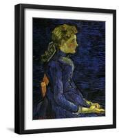 Portrait of Adeline Ravoux-Vincent van Gogh-Framed Art Print