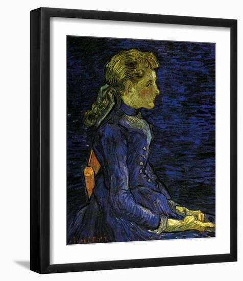 Portrait of Adeline Ravoux-Vincent van Gogh-Framed Art Print