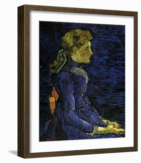 Portrait of Adeline Ravoux-Vincent van Gogh-Framed Art Print