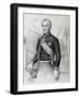 Portrait of Admiral Albini, Italy-null-Framed Giclee Print