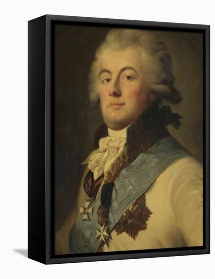 Portrait of Admiral July Litta (Giulio Renato De Litta Visconti Ares)-Johann-Baptist Lampi the Younger-Framed Stretched Canvas