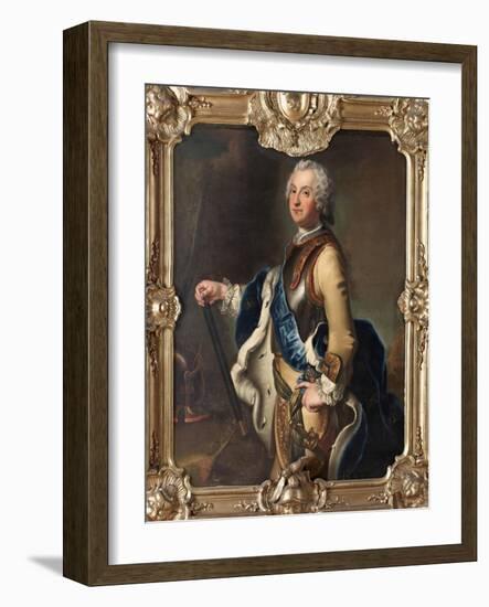 Portrait of Adolph Frederick (1710-177), Crown Prince of Sweden-Antoine Pesne-Framed Giclee Print