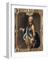 Portrait of Adolph Frederick (1710-177), Crown Prince of Sweden-Antoine Pesne-Framed Giclee Print