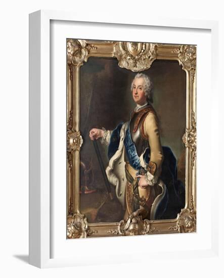 Portrait of Adolph Frederick (1710-177), Crown Prince of Sweden-Antoine Pesne-Framed Giclee Print