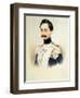 Portrait of Adolphe I, Duke of Nassau, Grand Duke of Luxembourg (1817-190), 1840S-Moritz Michael Daffinger-Framed Giclee Print