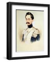 Portrait of Adolphe I, Duke of Nassau, Grand Duke of Luxembourg (1817-190), 1840S-Moritz Michael Daffinger-Framed Giclee Print