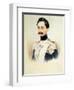 Portrait of Adolphe I, Duke of Nassau, Grand Duke of Luxembourg (1817-190), 1840S-Moritz Michael Daffinger-Framed Giclee Print