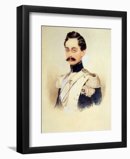 Portrait of Adolphe I, Duke of Nassau, Grand Duke of Luxembourg (1817-190), 1840S-Moritz Michael Daffinger-Framed Giclee Print