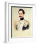 Portrait of Adolphe I, Duke of Nassau, Grand Duke of Luxembourg (1817-190), 1840S-Moritz Michael Daffinger-Framed Giclee Print