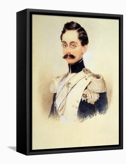Portrait of Adolphe I, Duke of Nassau, Grand Duke of Luxembourg (1817-190), 1840S-Moritz Michael Daffinger-Framed Stretched Canvas