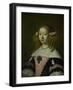 Portrait of Adriana Jacobusdr Hinlopen, Wife of Johannes Wijbrants-Lodewijk van der Helst-Framed Art Print