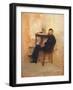 Portrait of Adriano Cecioni-Giuseppe De Nittis-Framed Giclee Print