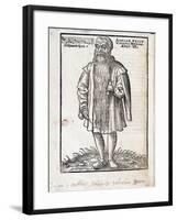 Portrait of Adrianus Petit Coclico Netherlandish Composer-null-Framed Giclee Print