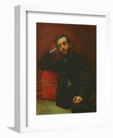 Portrait of Adrien Barthe, 1866-Leon Joseph Florentin Bonnat-Framed Giclee Print