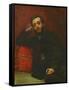 Portrait of Adrien Barthe, 1866-Leon Joseph Florentin Bonnat-Framed Stretched Canvas