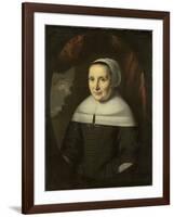 Portrait of Aeltje Denijs\-Nicolaes Maes-Framed Art Print