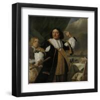 Portrait of Aert Van Nes-Bartholomeus Van Der Helst-Framed Art Print