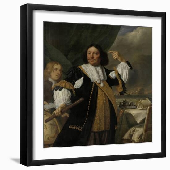 Portrait of Aert Van Nes-Bartholomeus Van Der Helst-Framed Art Print