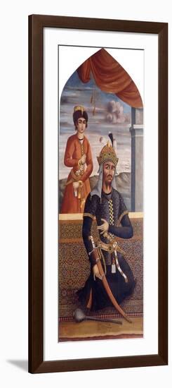 Portrait of Afrasiyab, King of Turan, C.1803-4-Mihr'Ali-Framed Giclee Print