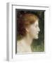 Portrait of Agnes Mallam (Mrs Edward Foster), 1921-Frank Bernard Dicksee-Framed Giclee Print