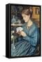Portrait of Agnes Poynter, 1867-Edward John Poynter-Framed Stretched Canvas