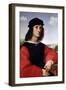 Portrait of Agnolo Doni - Oil on Panel by Raphael-null-Framed Giclee Print