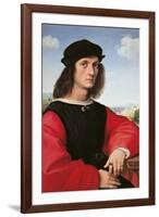 Portrait of Agnolo Doni-Raphael-Framed Art Print