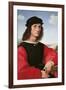 Portrait of Agnolo Doni-Raphael-Framed Art Print