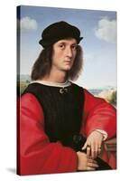 Portrait of Agnolo Doni-Raphael-Stretched Canvas