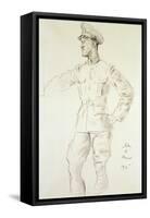 Portrait of Aircraftman T.E. Shaw, 1935-Augustus Edwin John-Framed Stretched Canvas