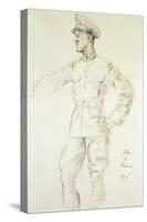 Portrait of Aircraftman T.E. Shaw, 1935-Augustus Edwin John-Stretched Canvas